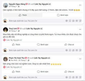 khach hang phan hoi cafe tay nguyen lc13