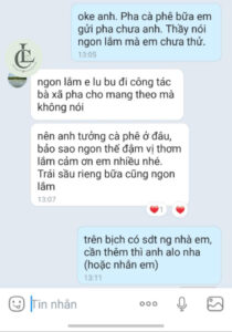 khach hang phan hoi cafe tay nguyen lc8